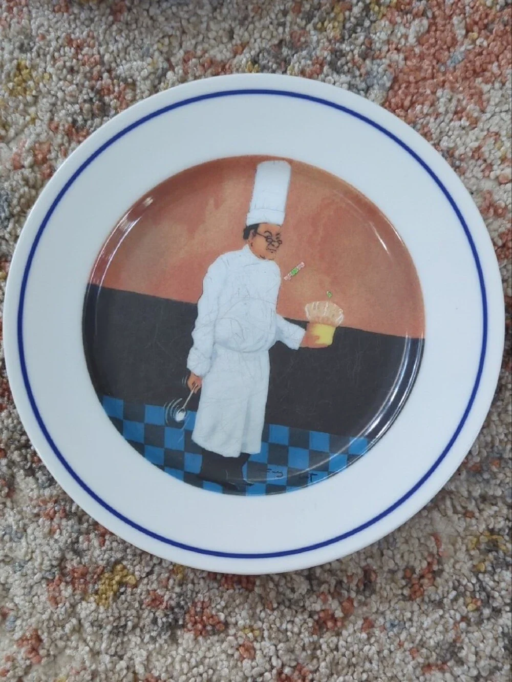 William Sonoma Set of 4 Salad/Dessert Plates, Chef Series